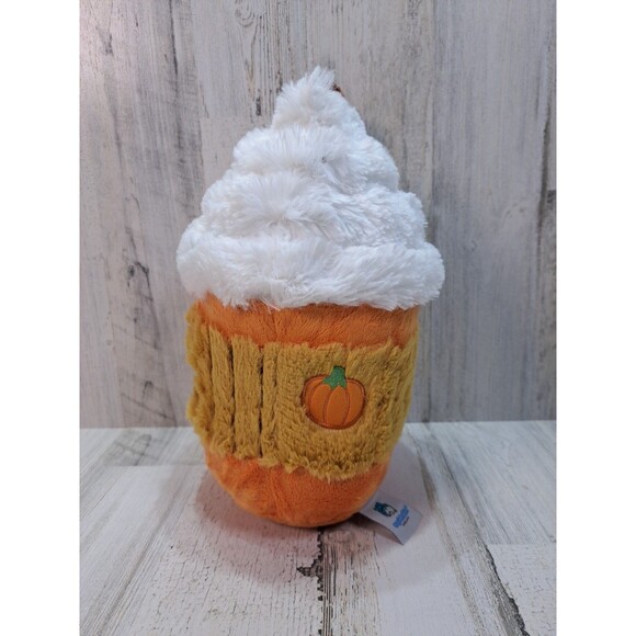 Squishable Comfort Food Pumpkin Spice Latte Plush Toy Pillow 12" Cup Coffee - Picture 5 of 12